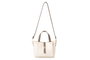 Vince Camuto Bellagio Bolso de mano 100% Piel de Polivinilo Color Crema y Visón